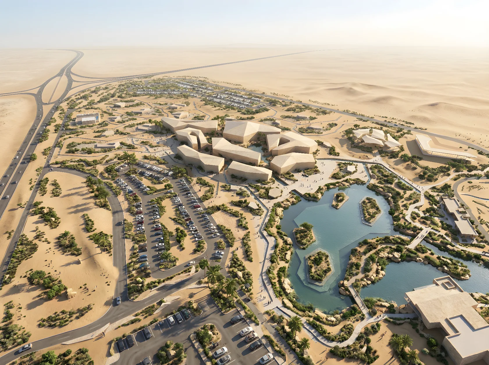 The park in its wider desert context