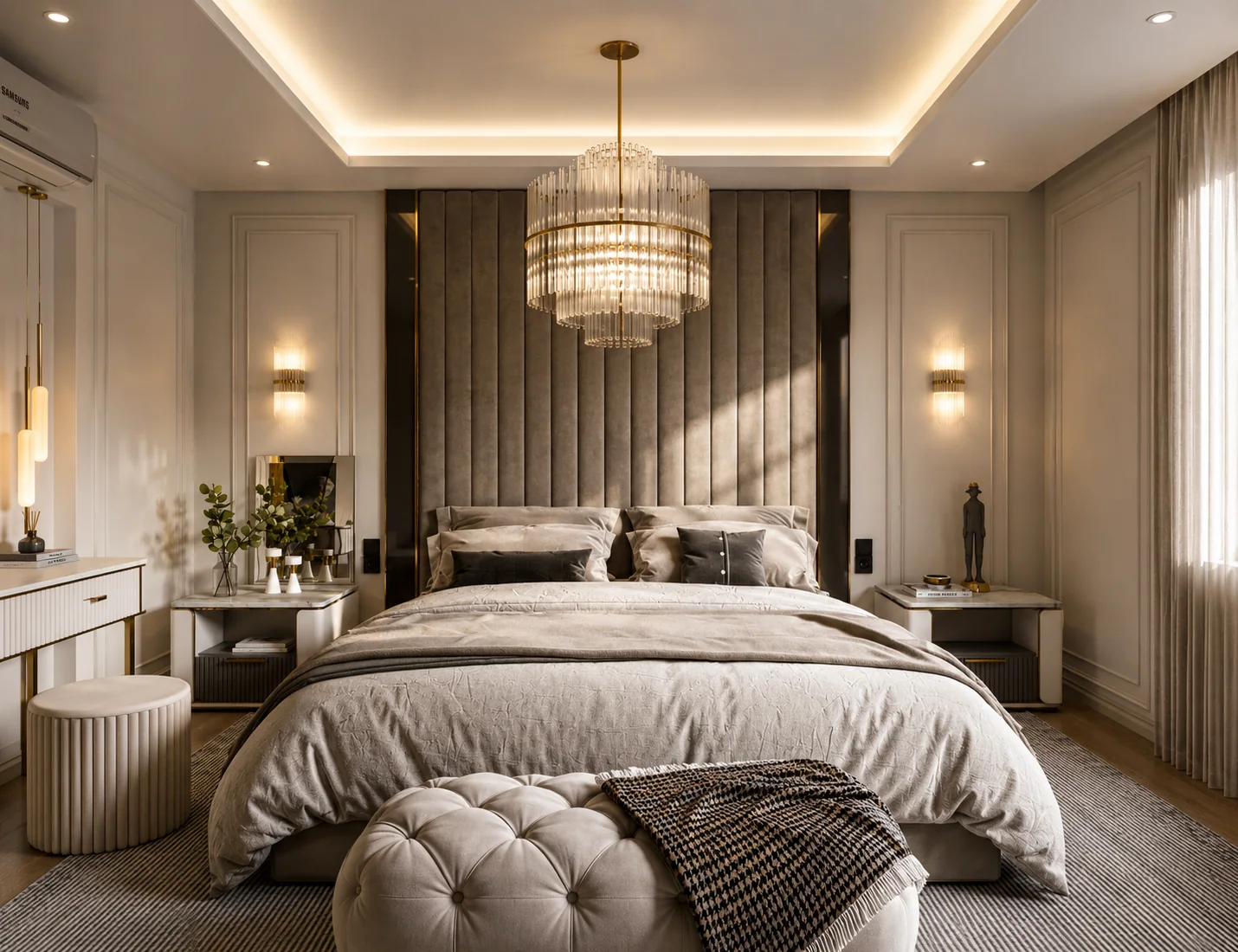 The main bedroom