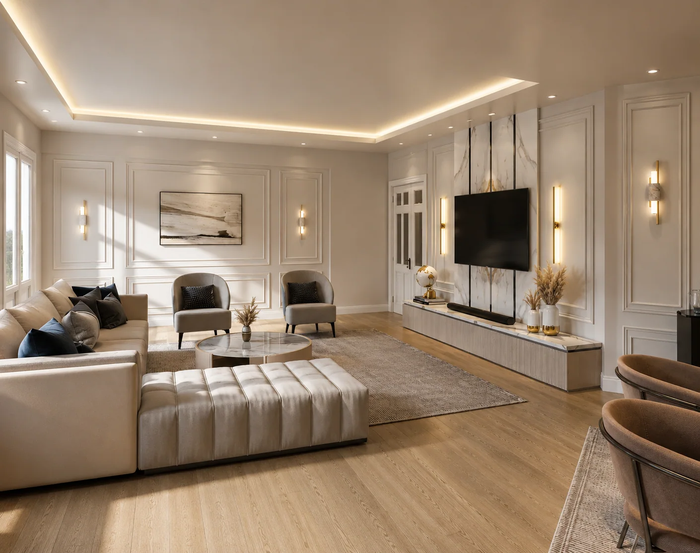 The living room