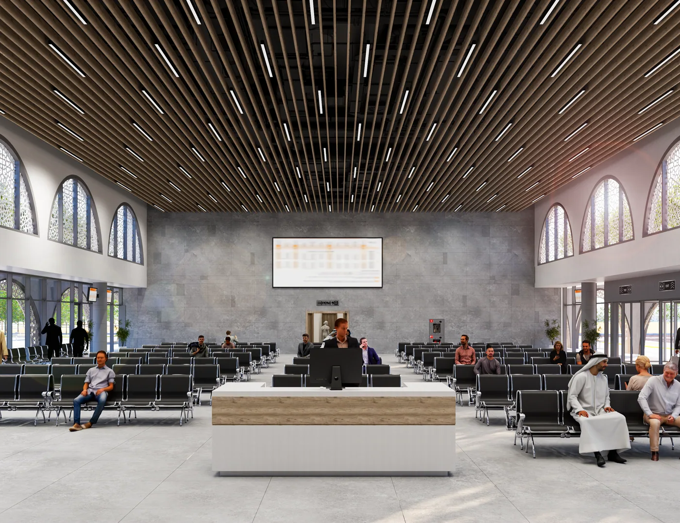 Delma Bus Station, traditional option interior 2