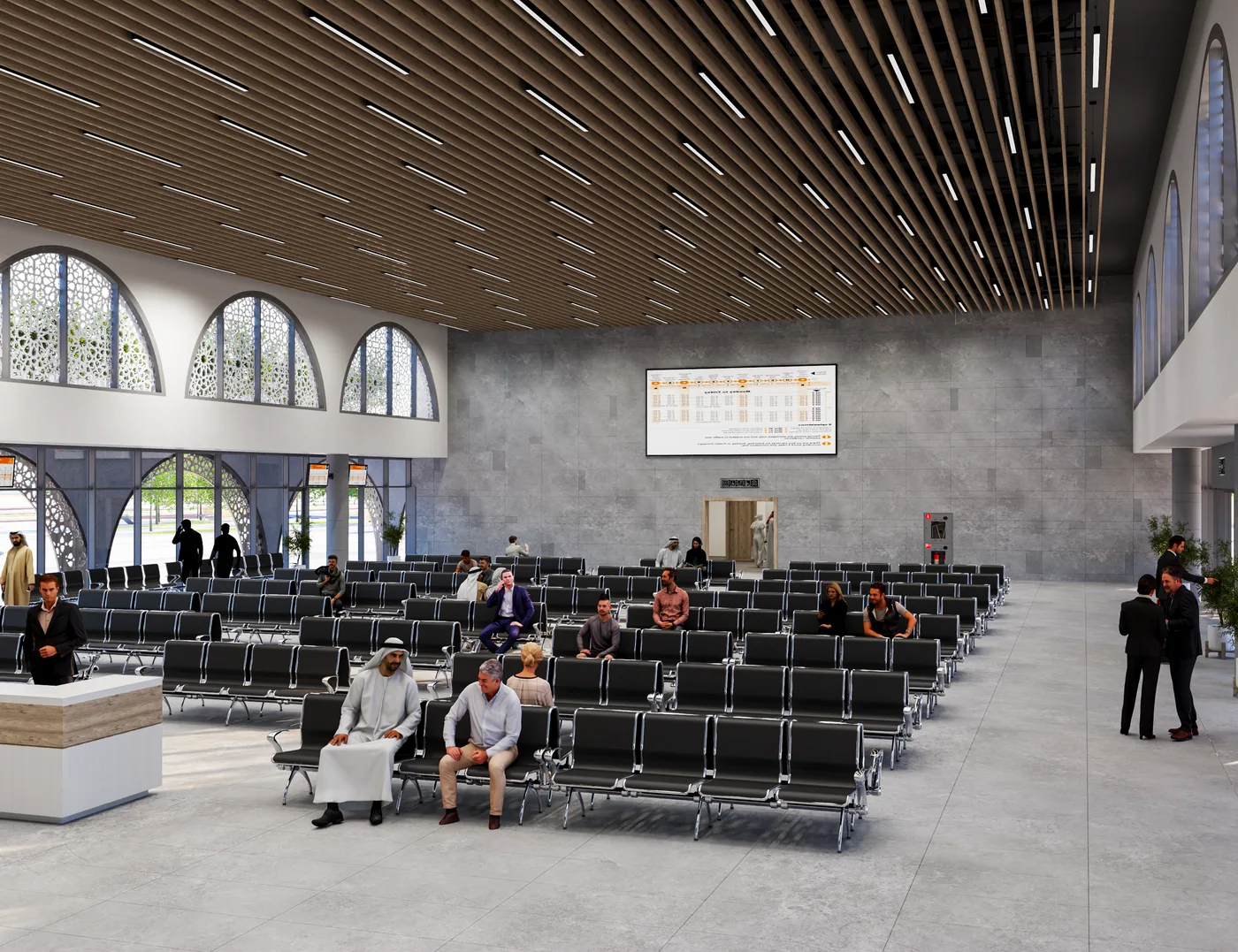 Delma Bus Station, traditional option interior 3