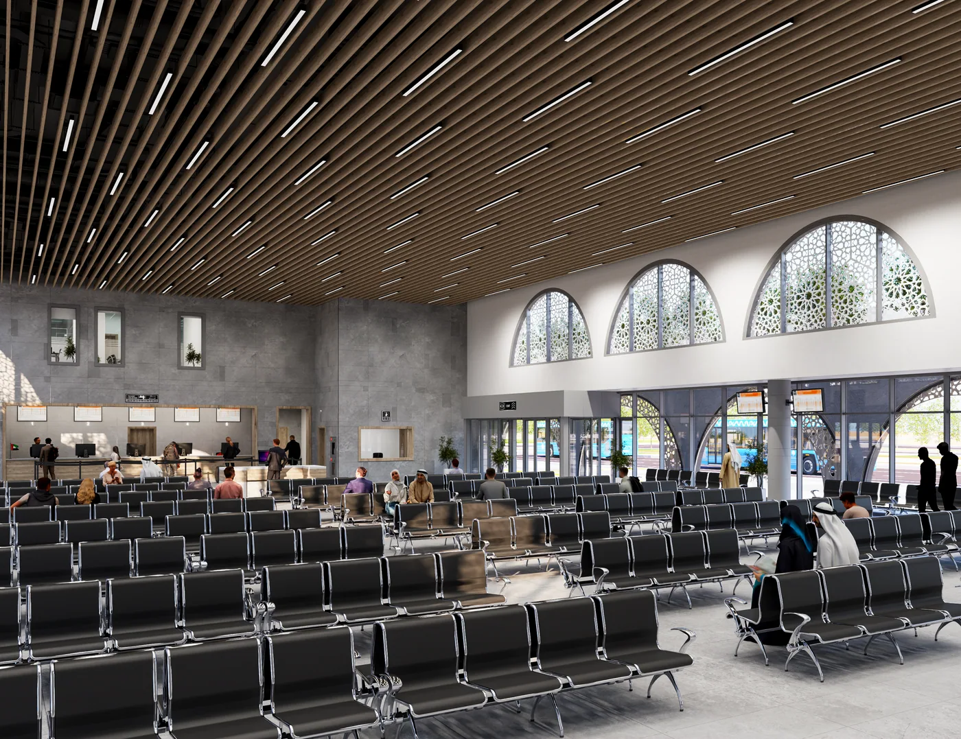 Delma Bus Station, traditional option interior 4