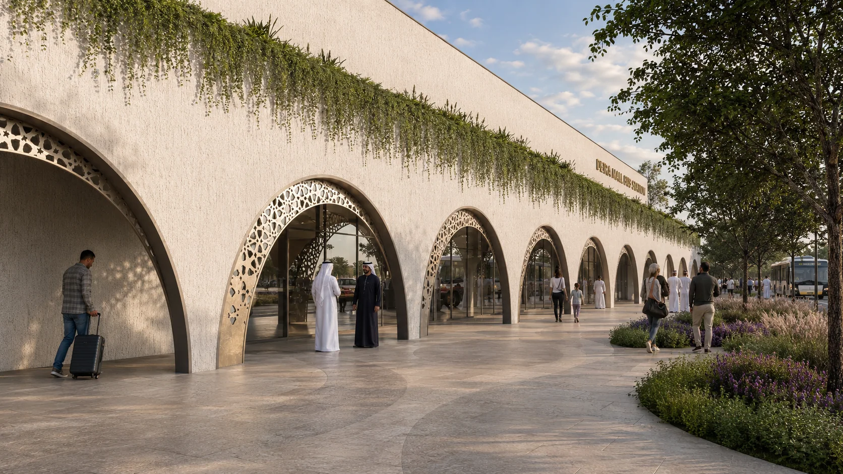 Delma Bus Station, traditional option exterior 1