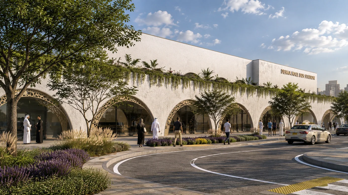 Delma Bus Station, traditional option exterior 2