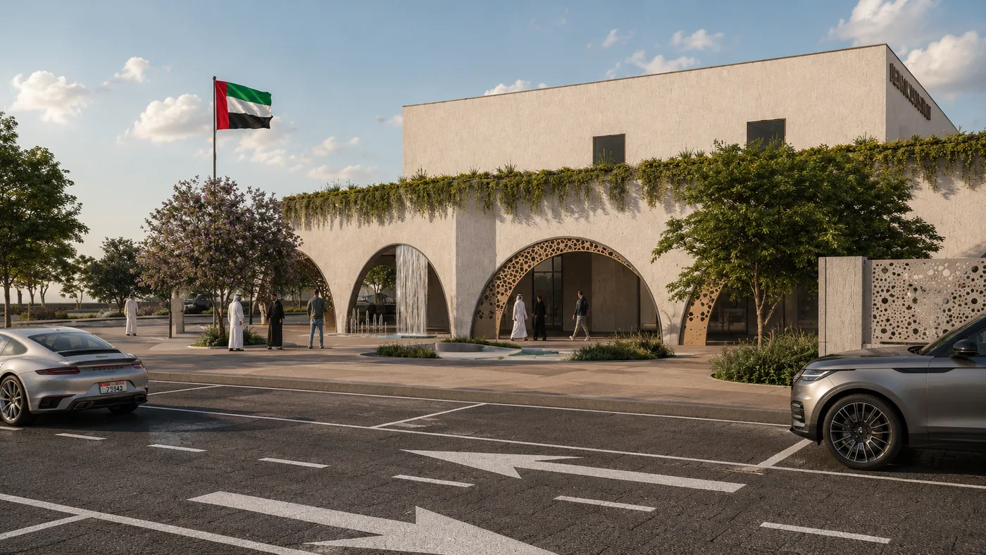 Delma Bus Station, traditional option exterior 4