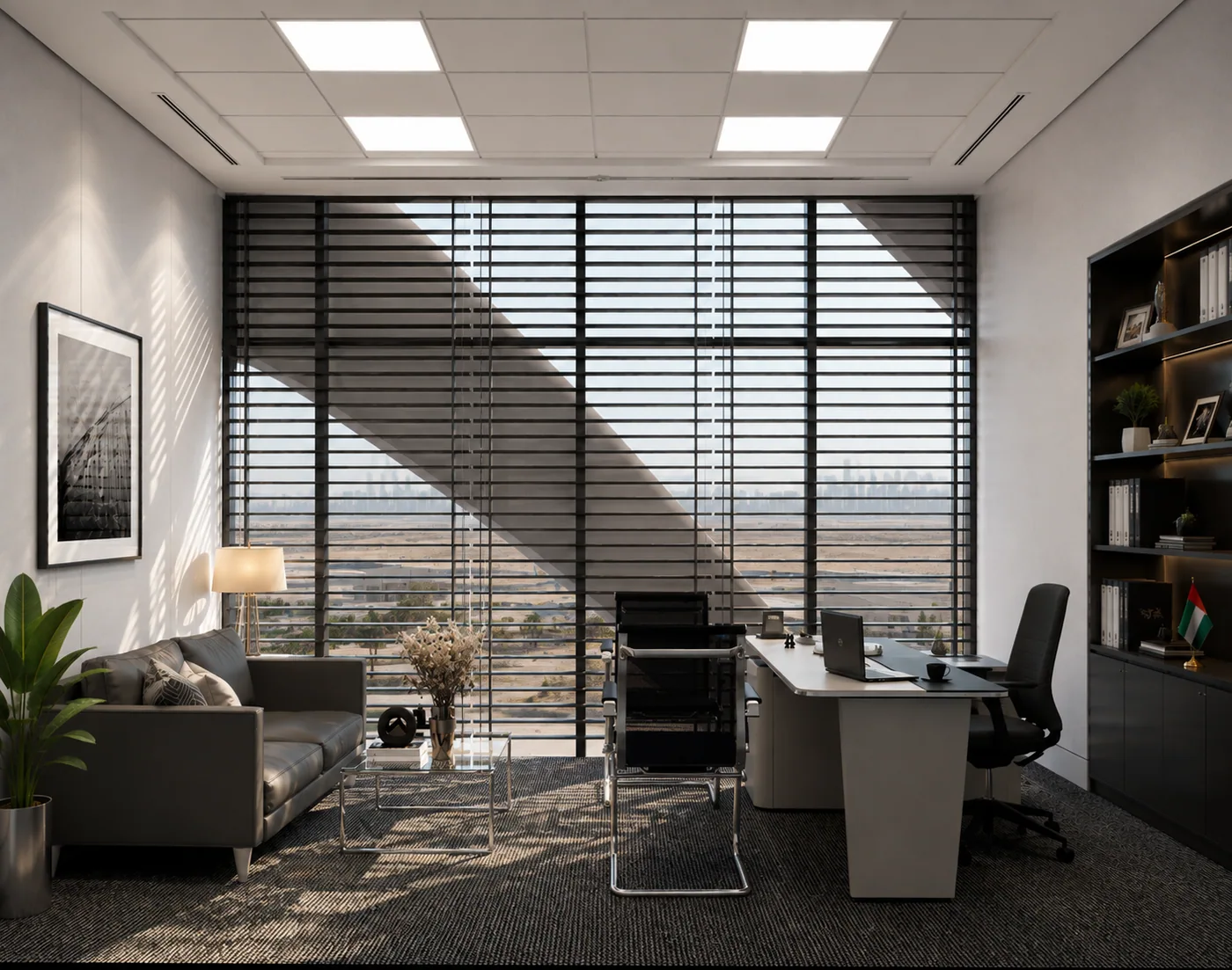 Khalifa City Bus Station, modern option interior 5