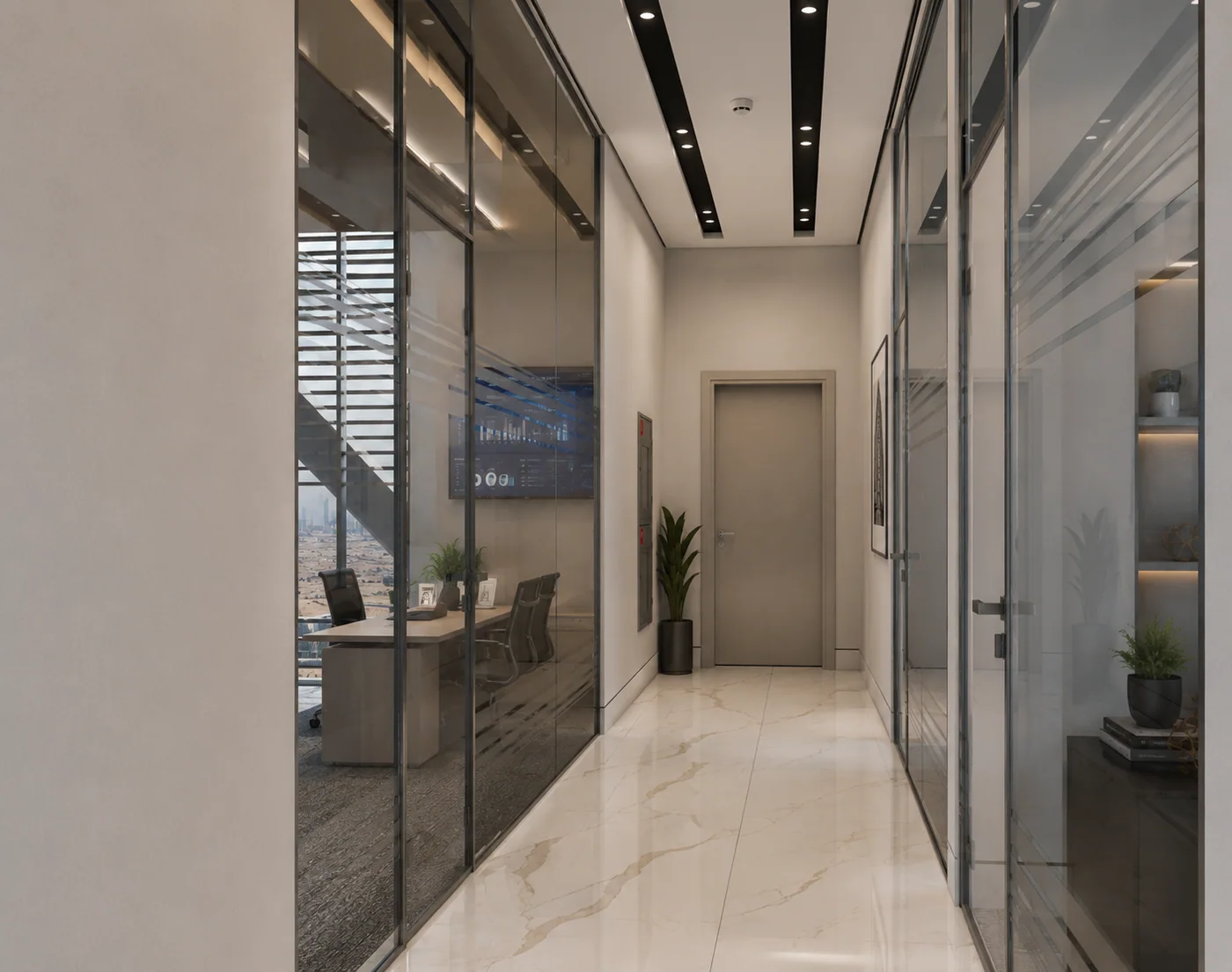 Khalifa City Bus Station, modern option interior 6