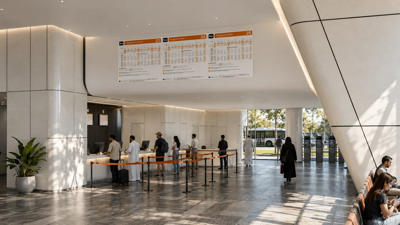 Mazyad Bus Station, modern option interior 1
