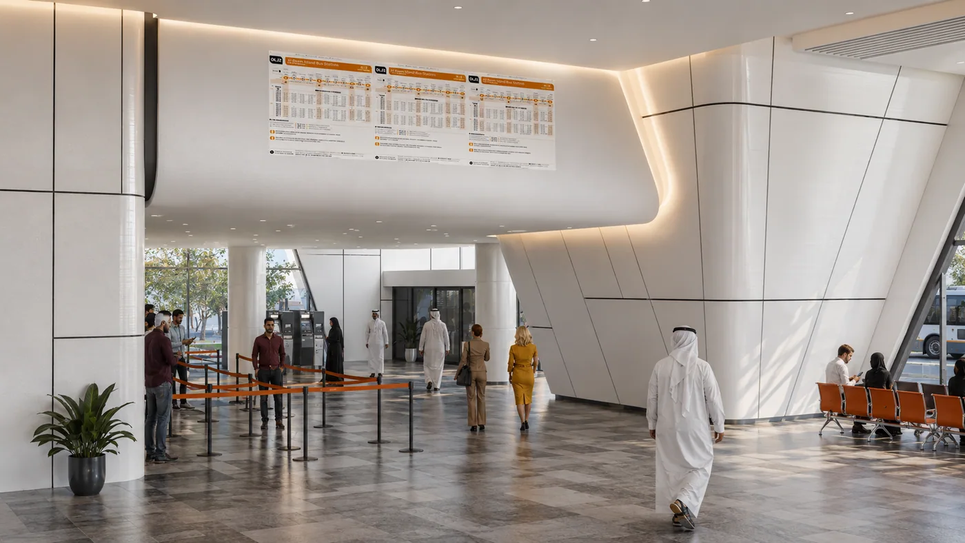 Mazyad Bus Station, modern option interior 4