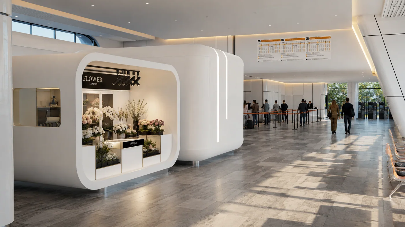 Mazyad Bus Station, modern option interior 5
