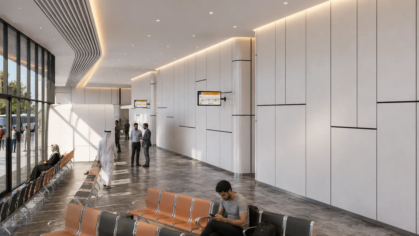 Mazyad Bus Station, modern option interior 6