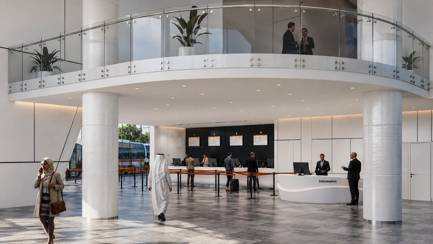 Mazyad Bus Station, modern option interior 7