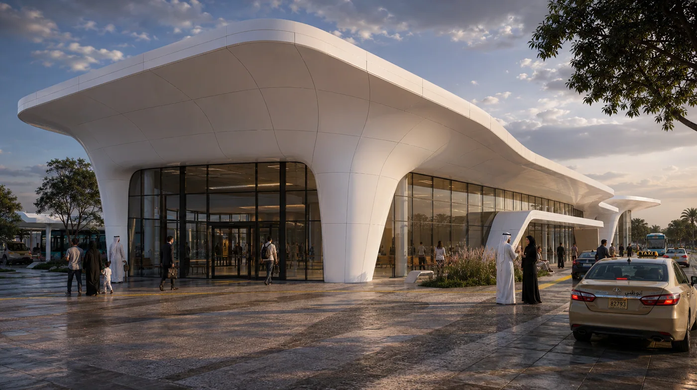 Mazyad Bus Station, modern option exterior 3