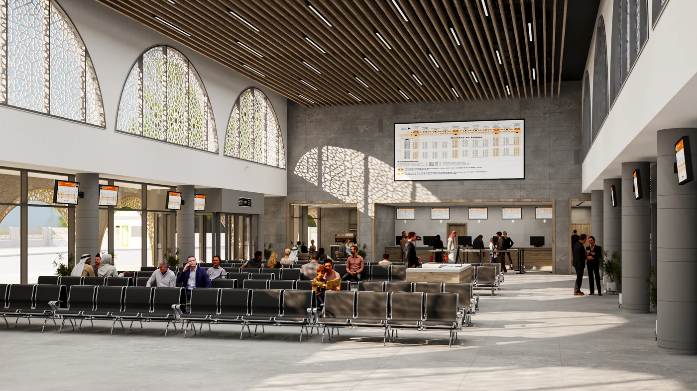 Mazyad Bus Station, traditional option interior 2