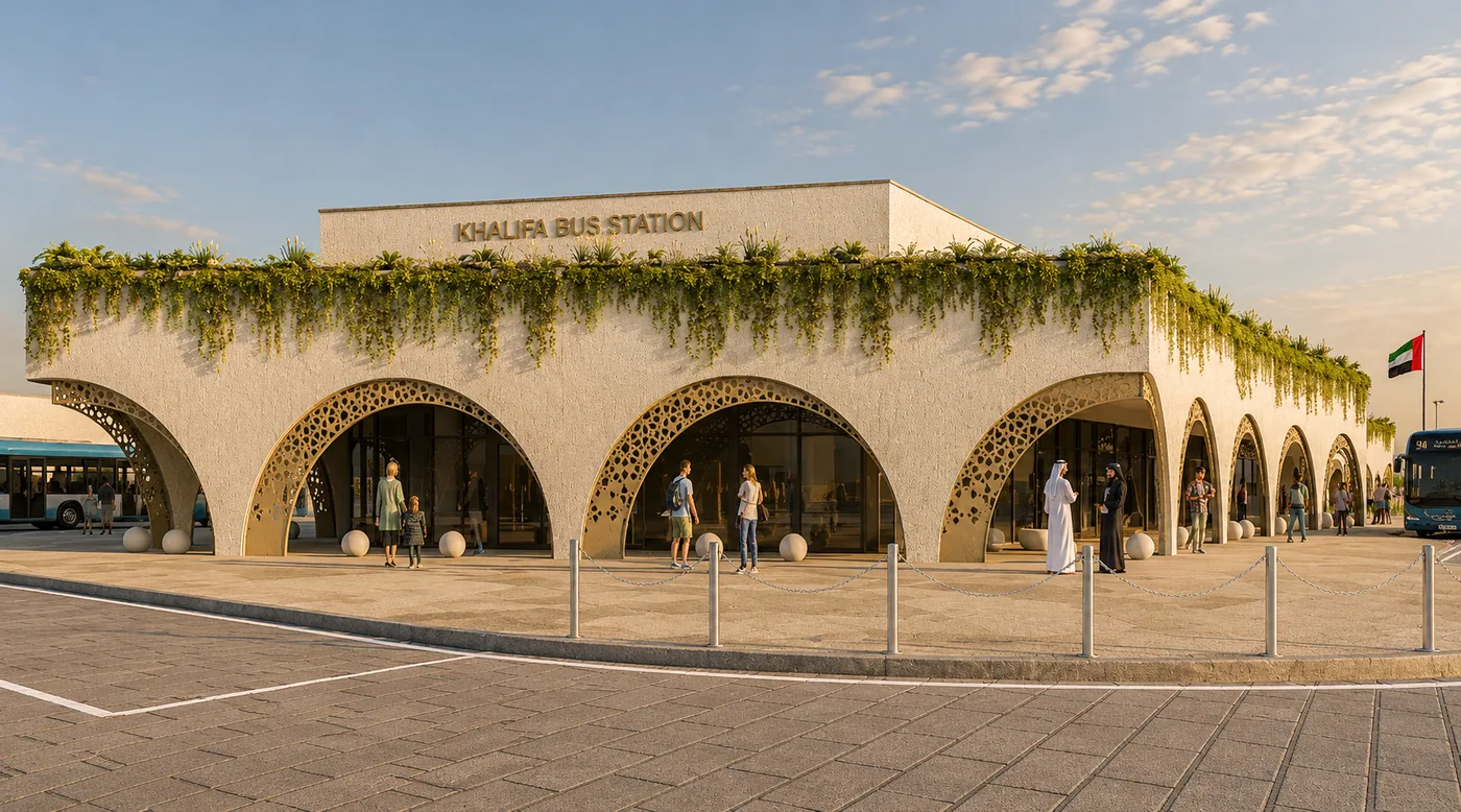 Mazyad Bus Station, traditional option exterior 2