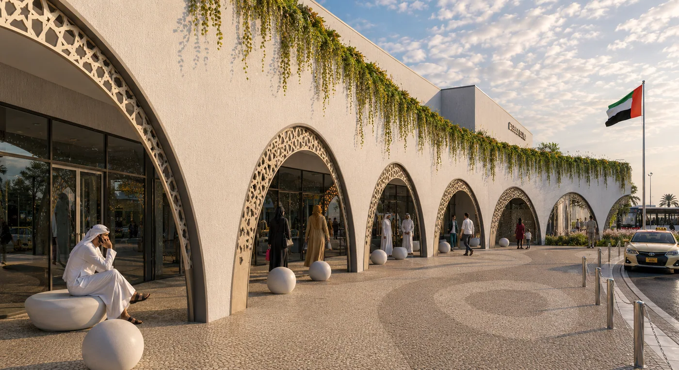 Mazyad Bus Station, traditional option exterior 3