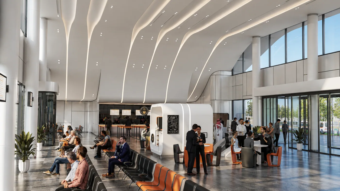 Al Shahama Bus Station, modern option interior 1
