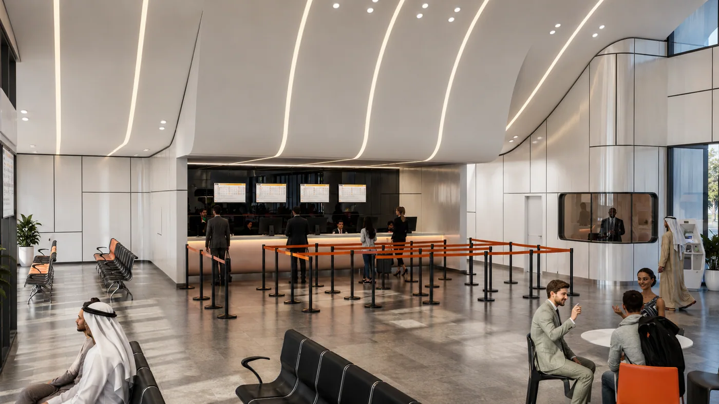 Al Shahama Bus Station, modern option interior 2