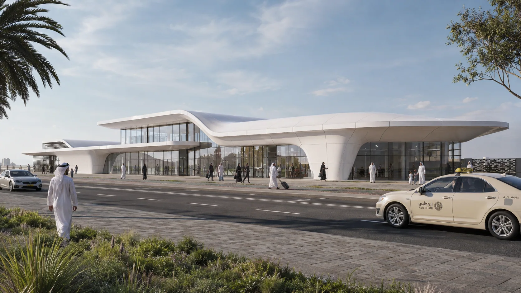 Al Shahama Bus Station, modern option exterior 1