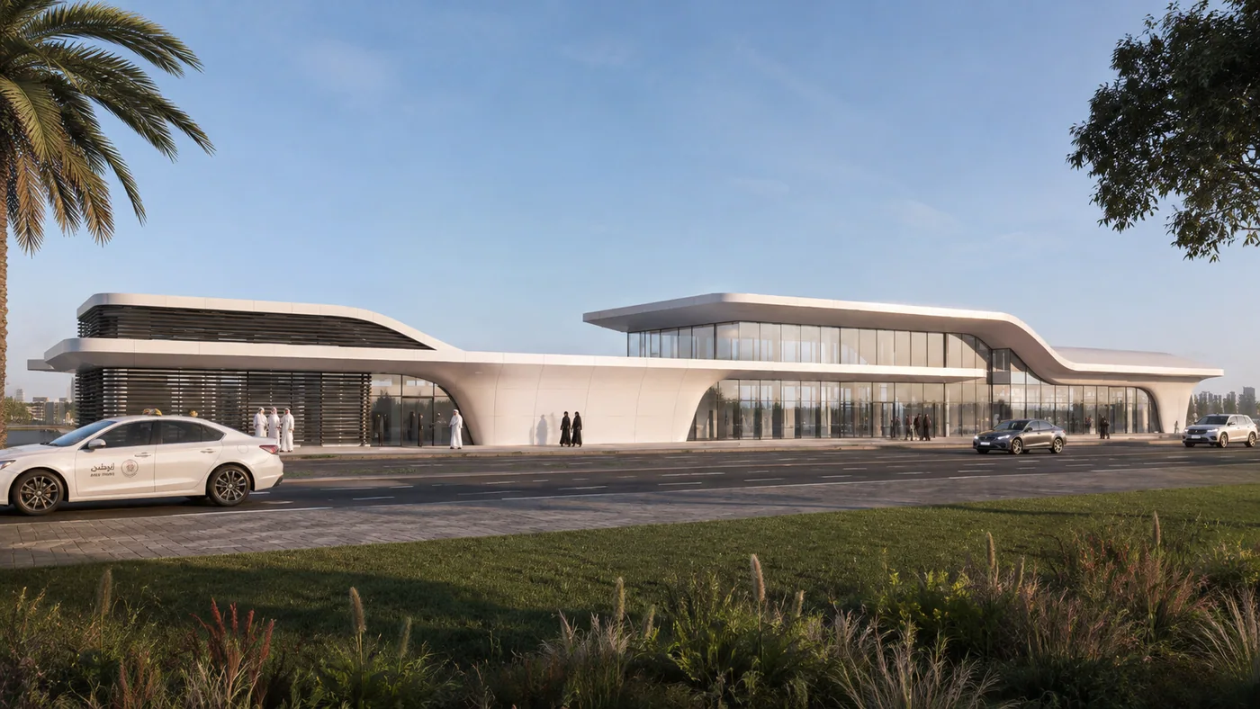 Al Shahama Bus Station, modern option exterior 2