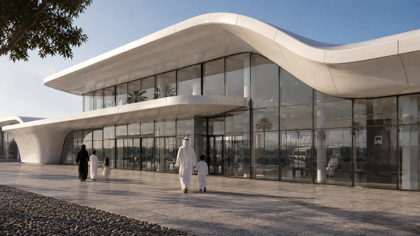 Al Shahama Bus Station, modern option exterior 3