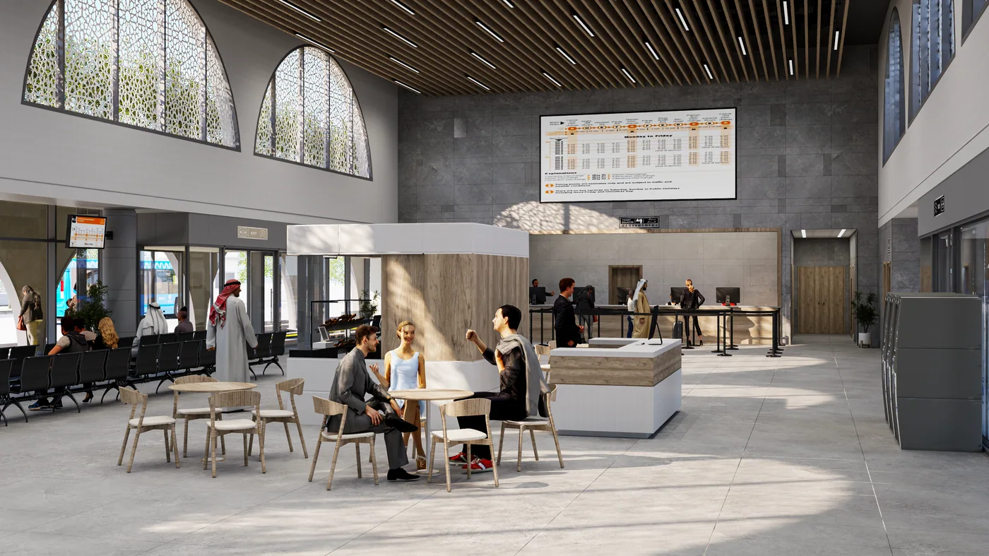 Al Shahama Bus Station, traditional option interior 1