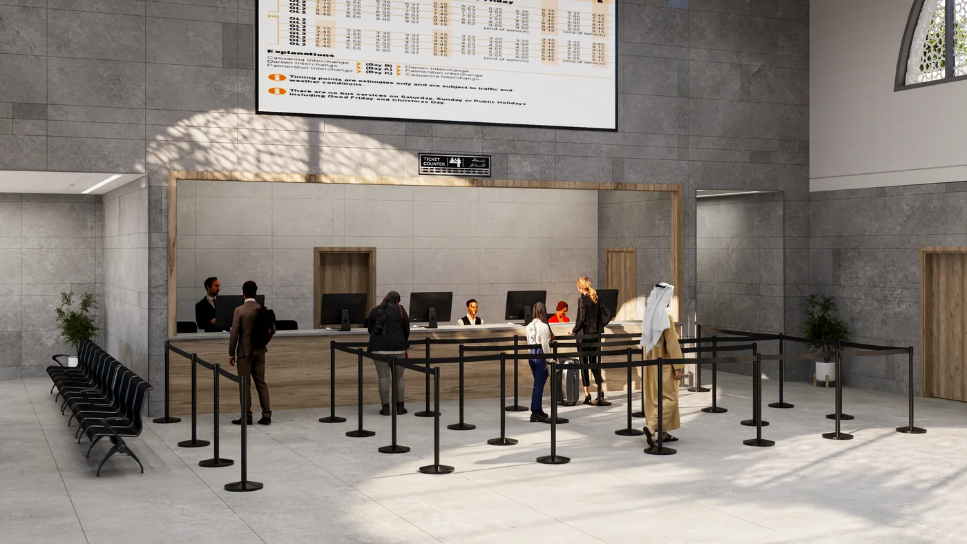Al Shahama Bus Station, traditional option interior 4