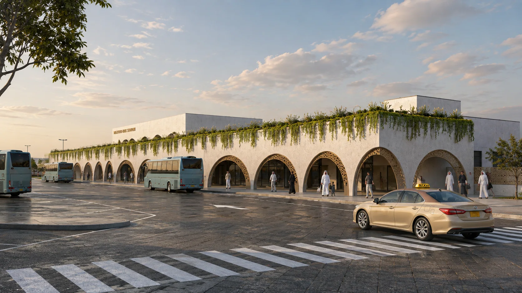Al Shahama Bus Station, traditional option exterior 1