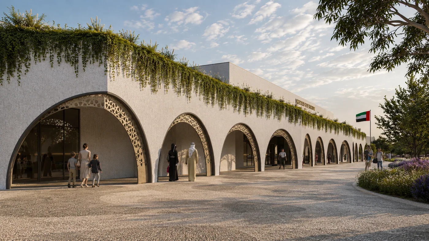 Al Shahama Bus Station, traditional option exterior 2