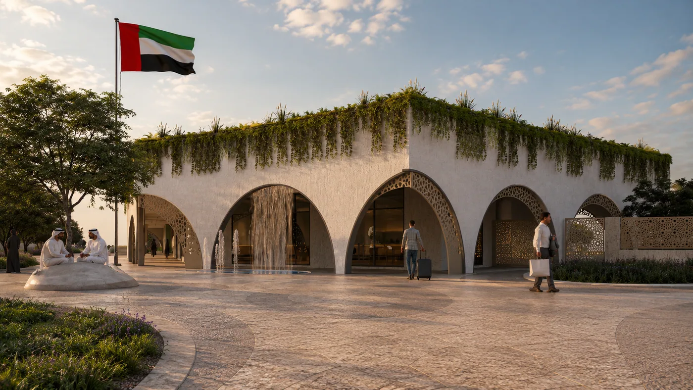 Al Shahama Bus Station, traditional option exterior 3