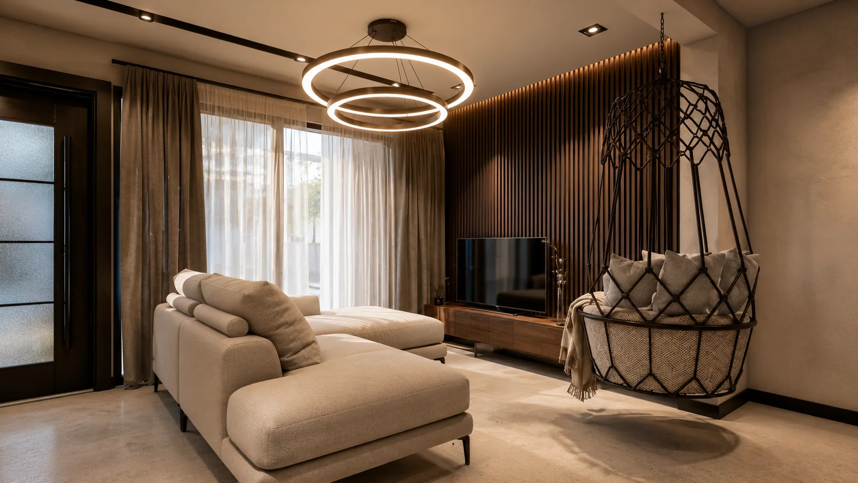 The living room