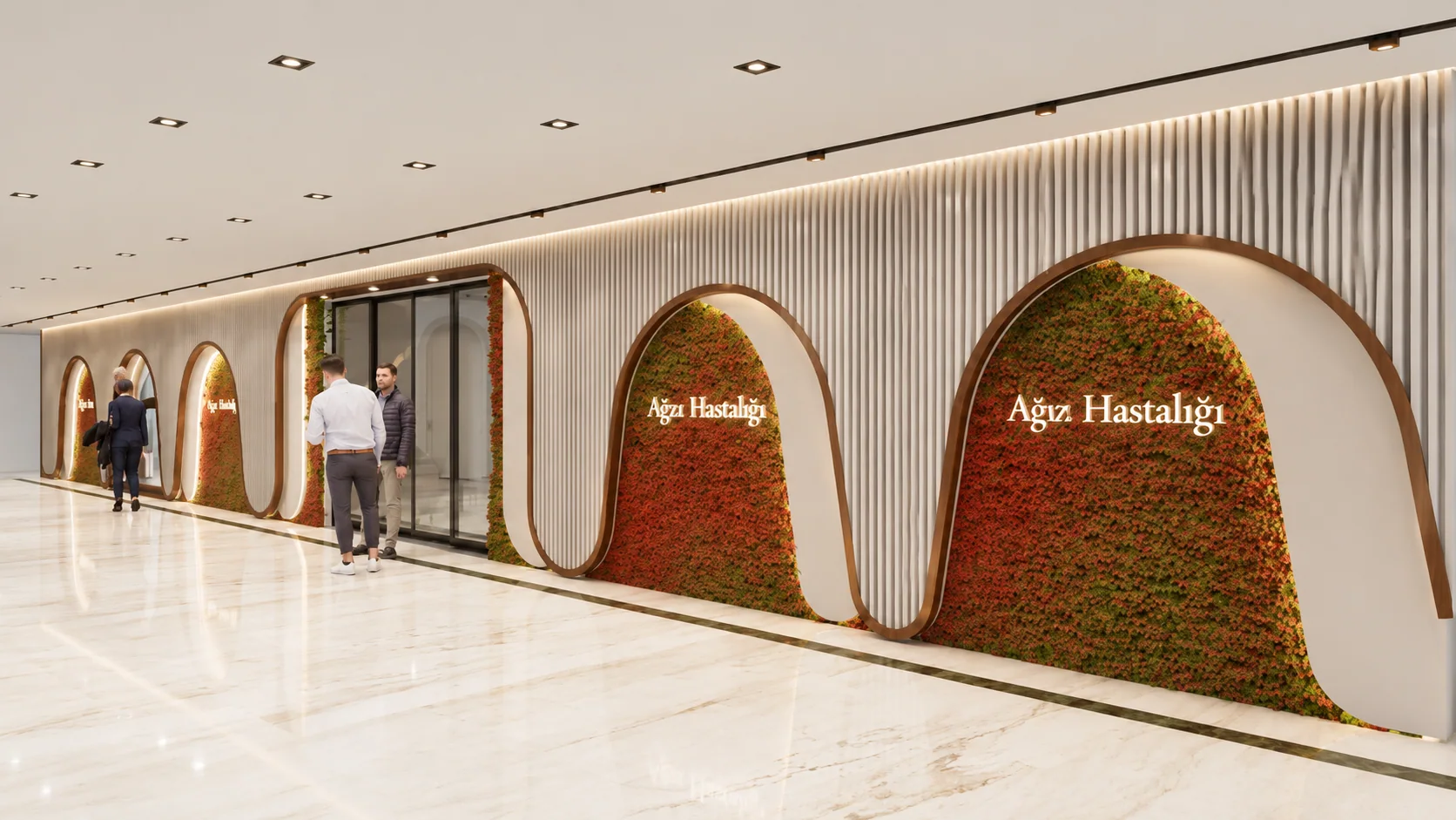 The arched moss corridor