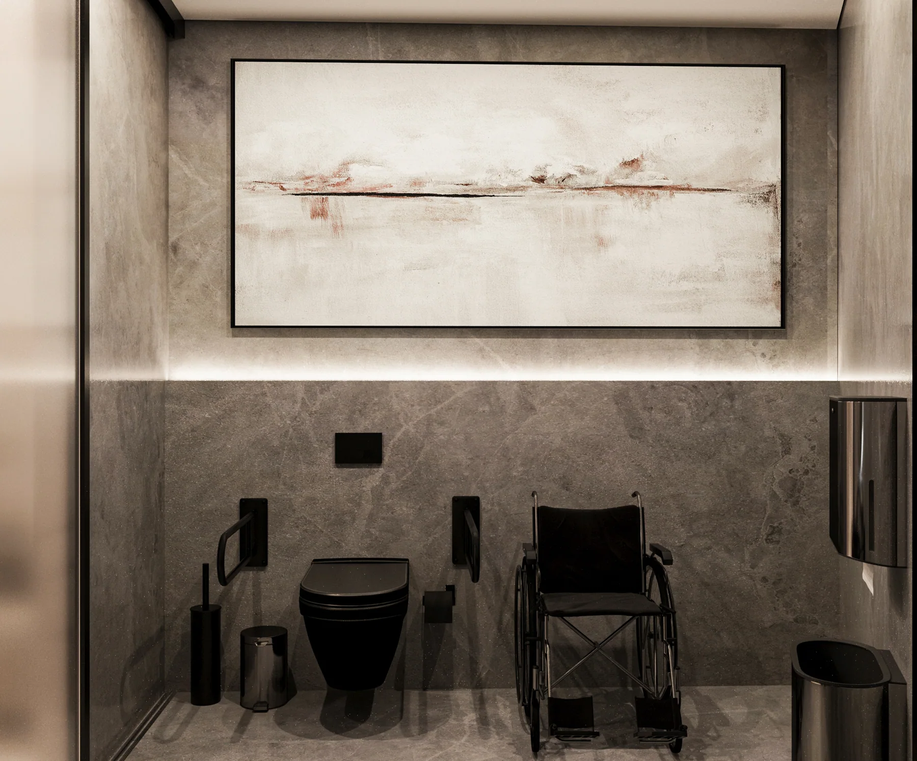 The accessible washroom