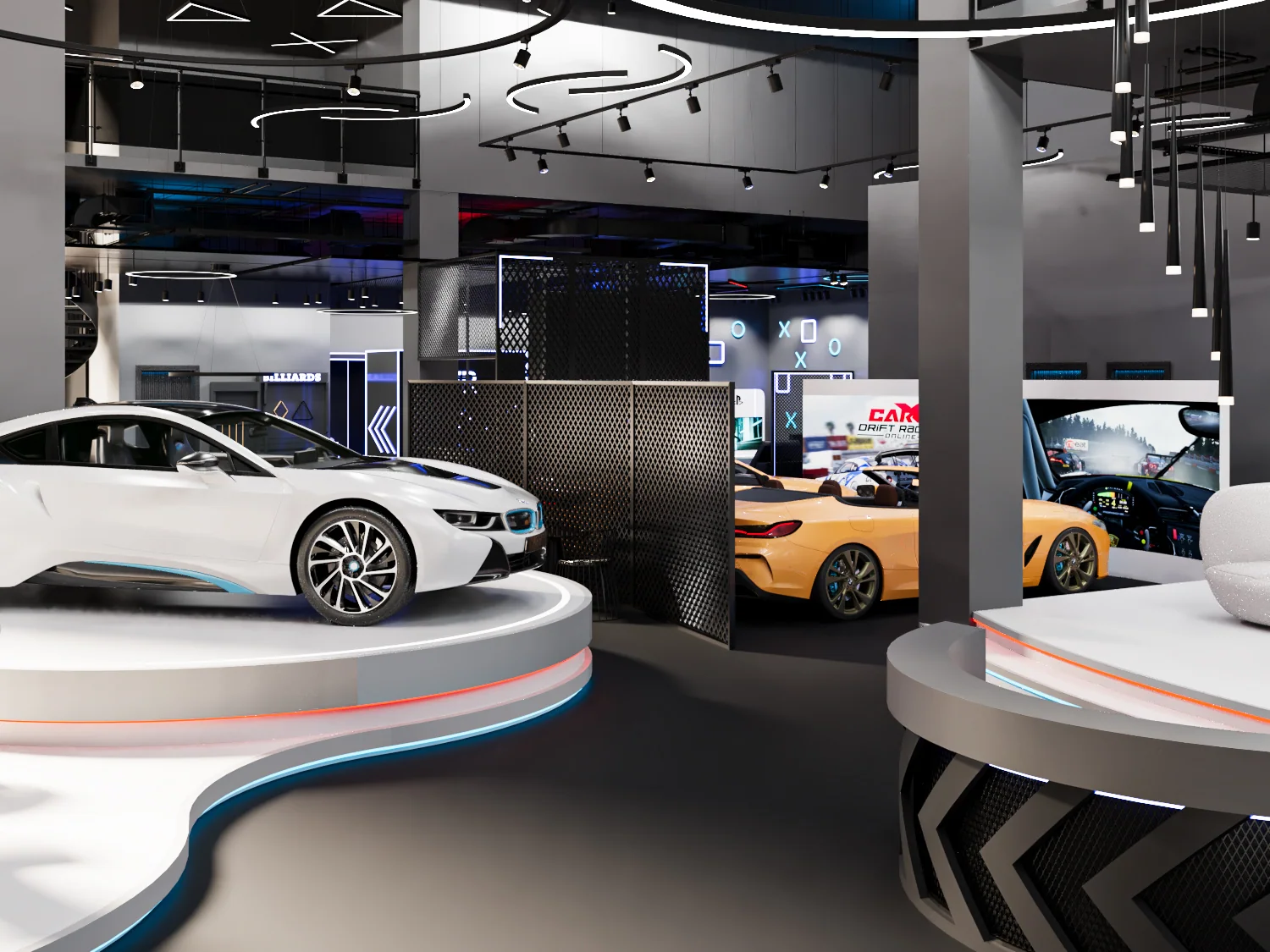 The car display plinth