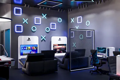 Console gaming lounge