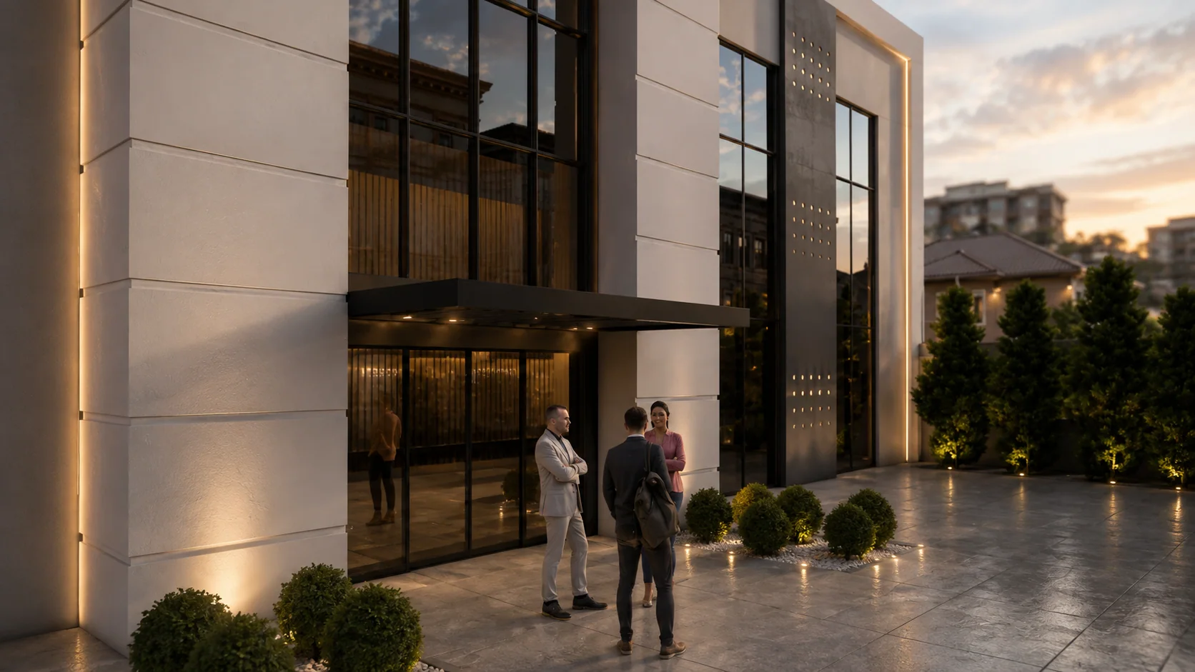 The office entrance
