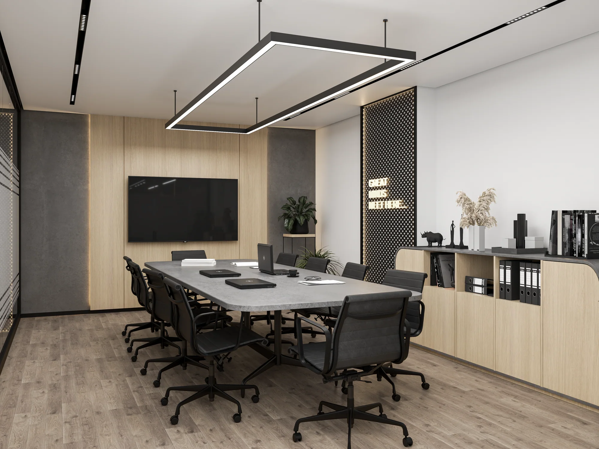 The main meeting room