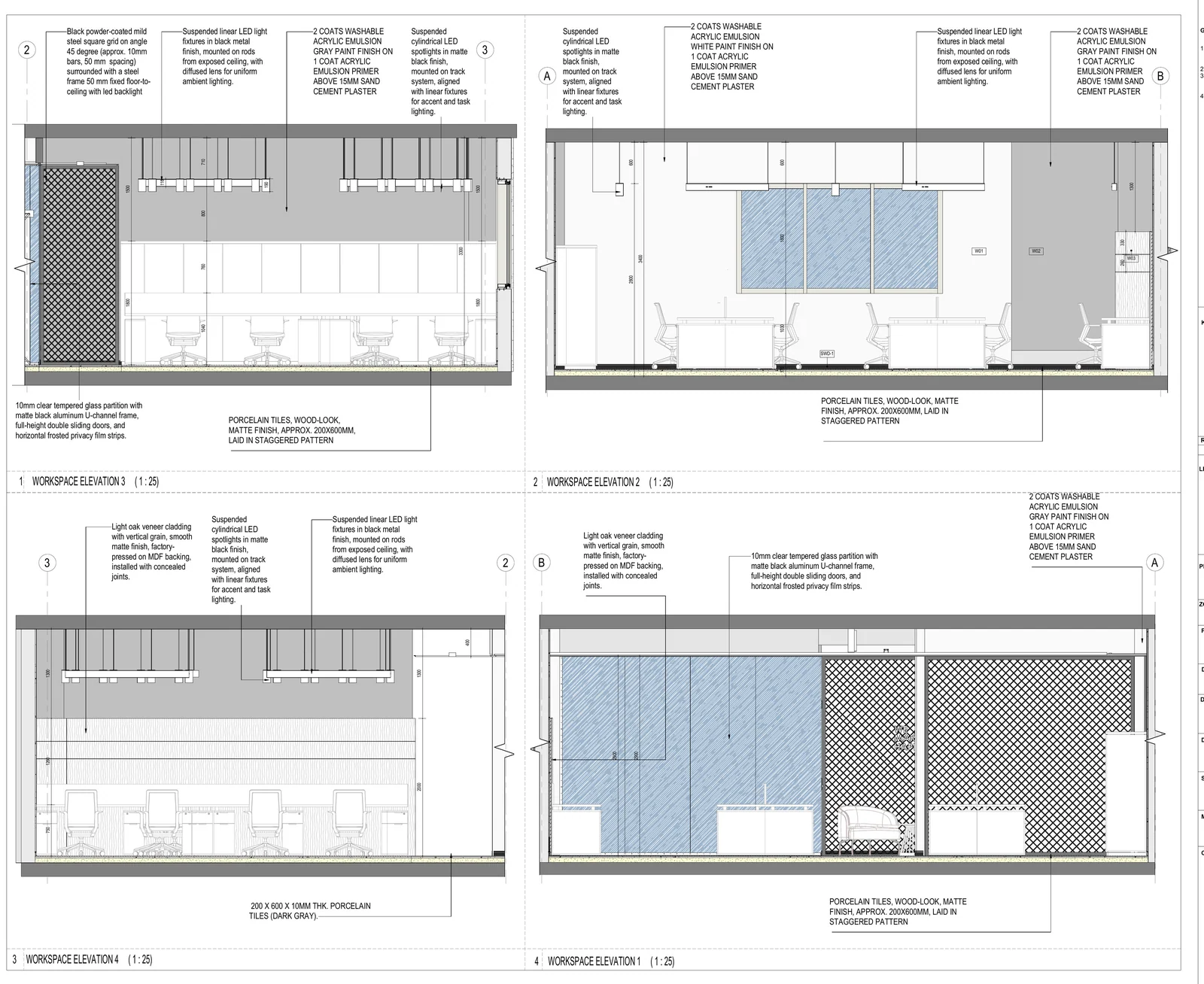 Workspace Elevations