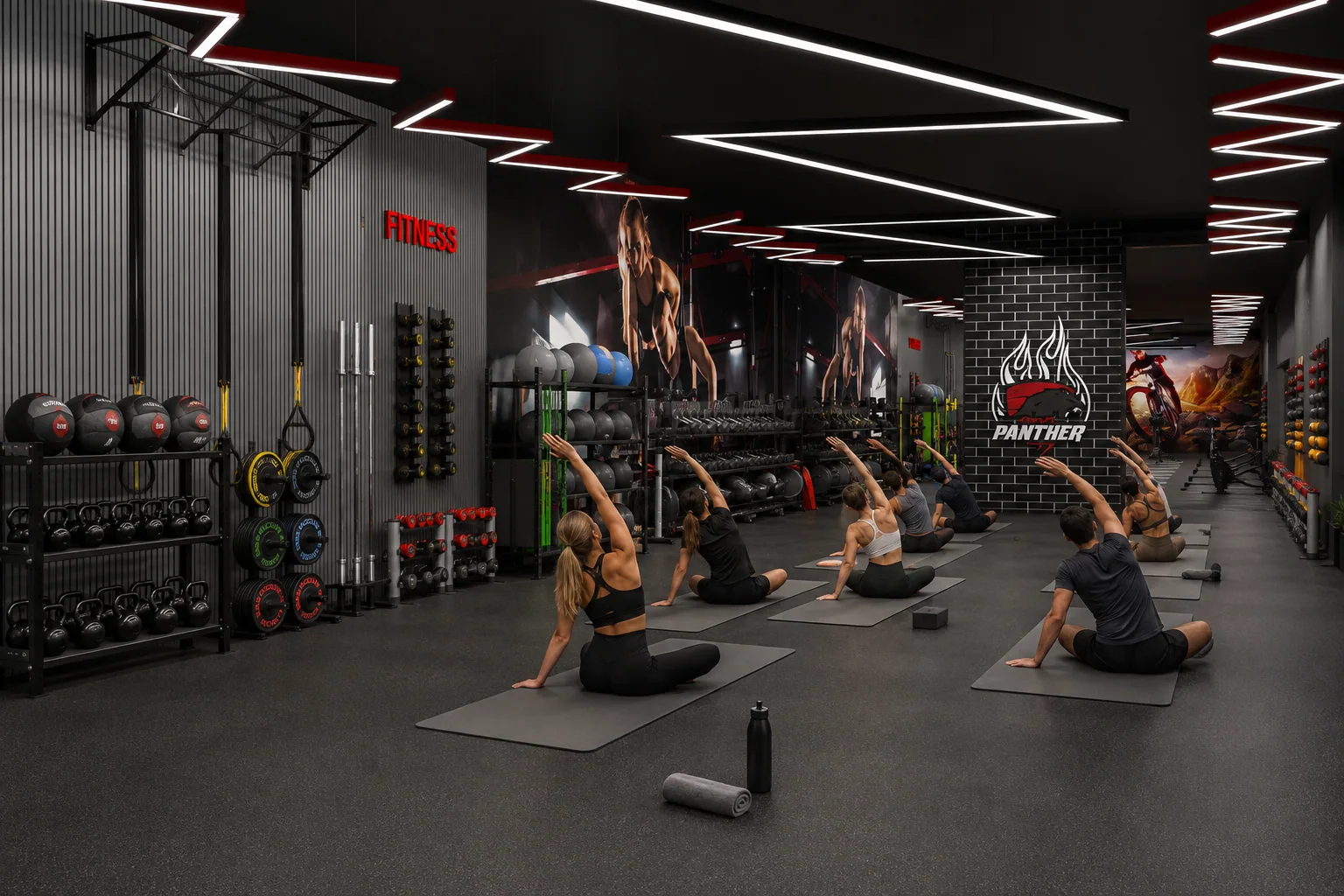 The studio for classes