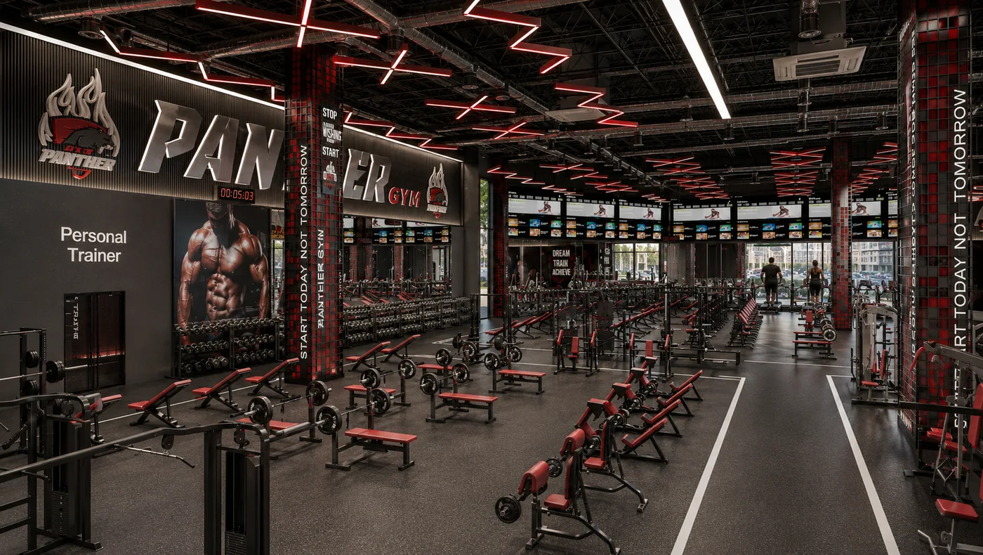 The free weights hall