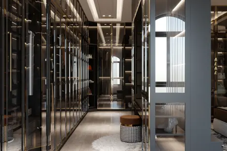 Walk-in dressing room