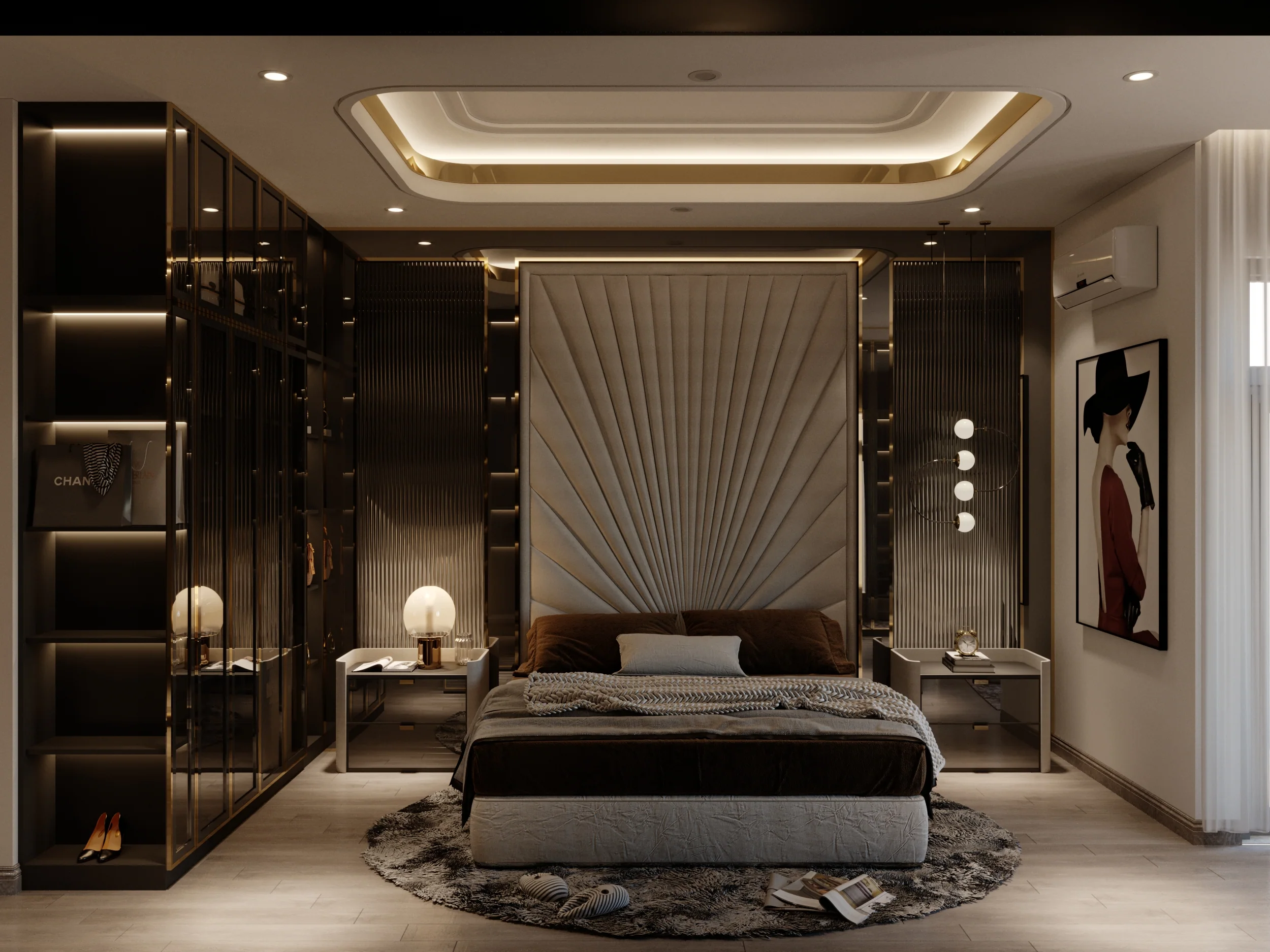 The main bedroom