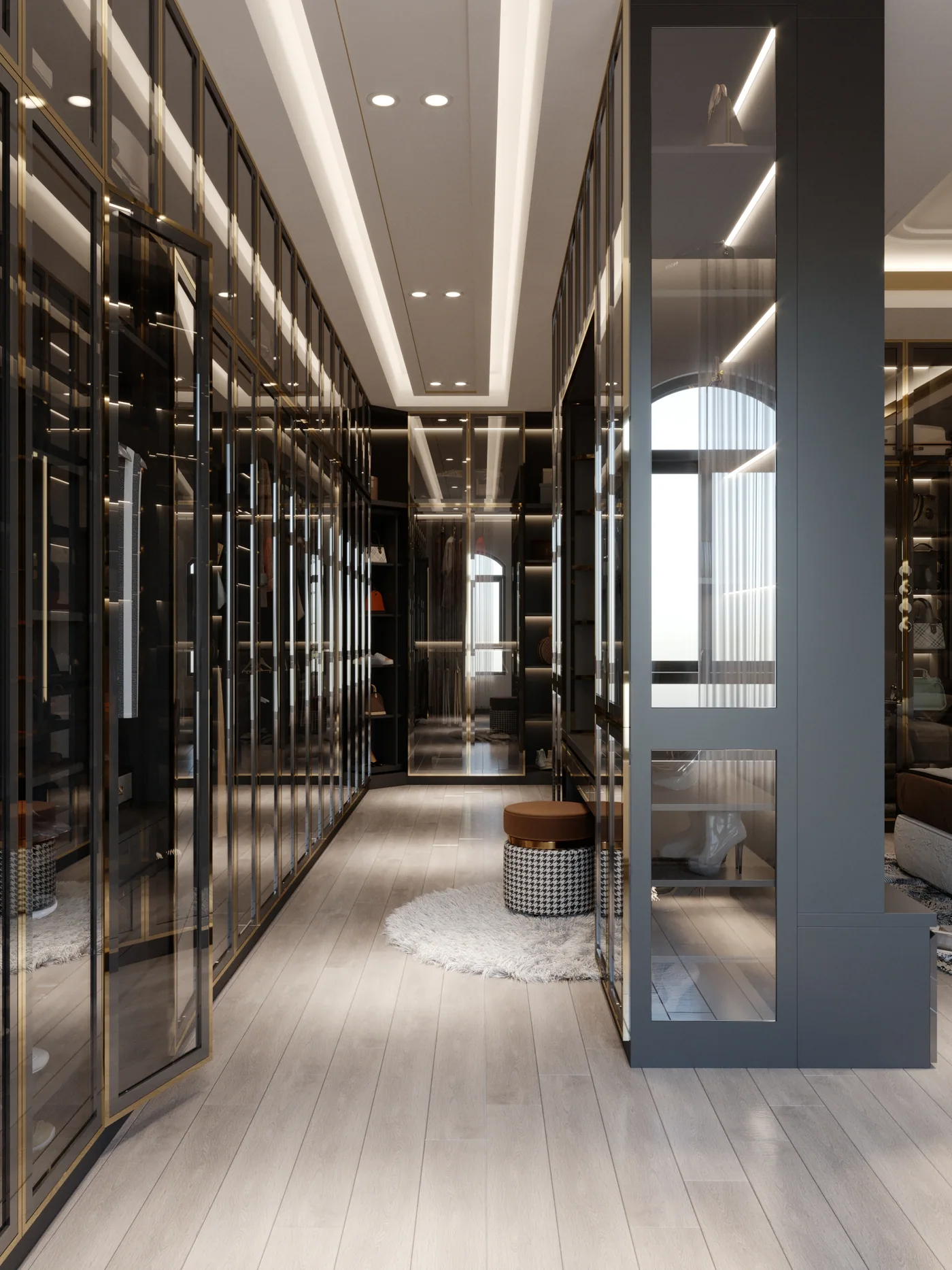 Glazed wardrobes