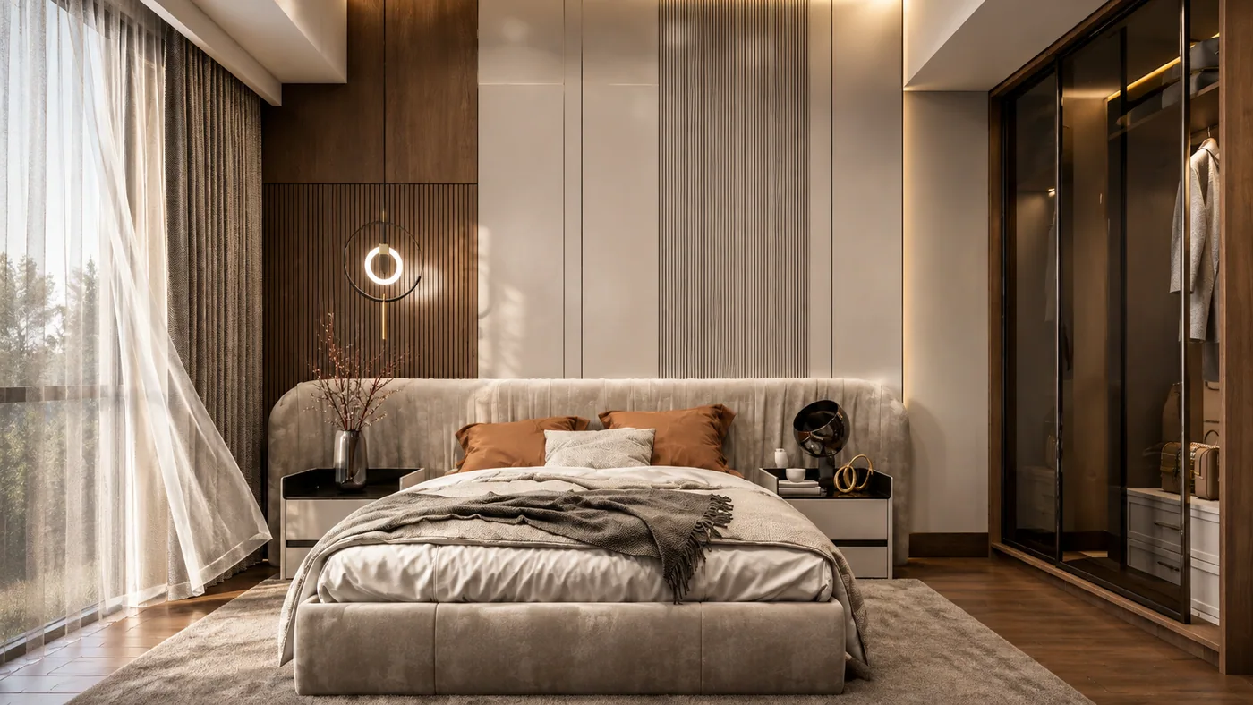The main bedroom