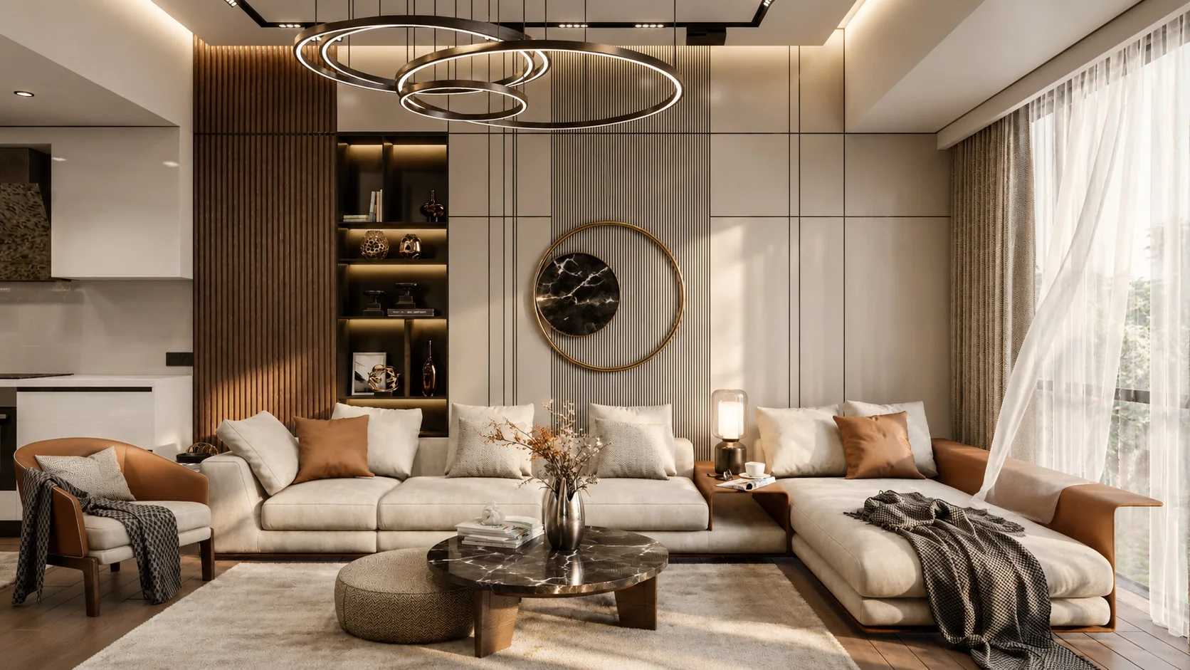 The living room