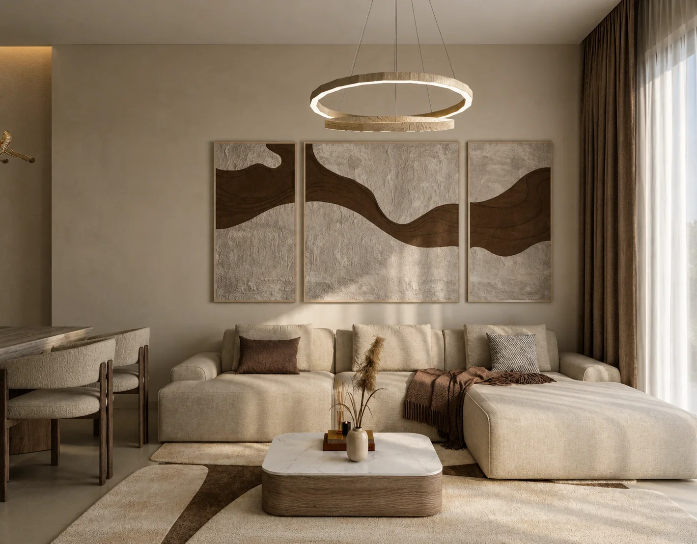 The living room