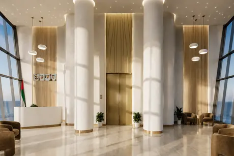 Tower entrance lobby