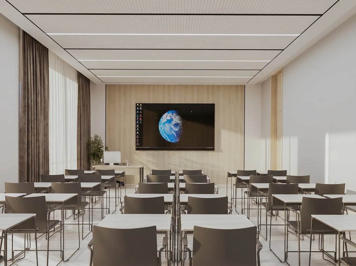 The training classroom