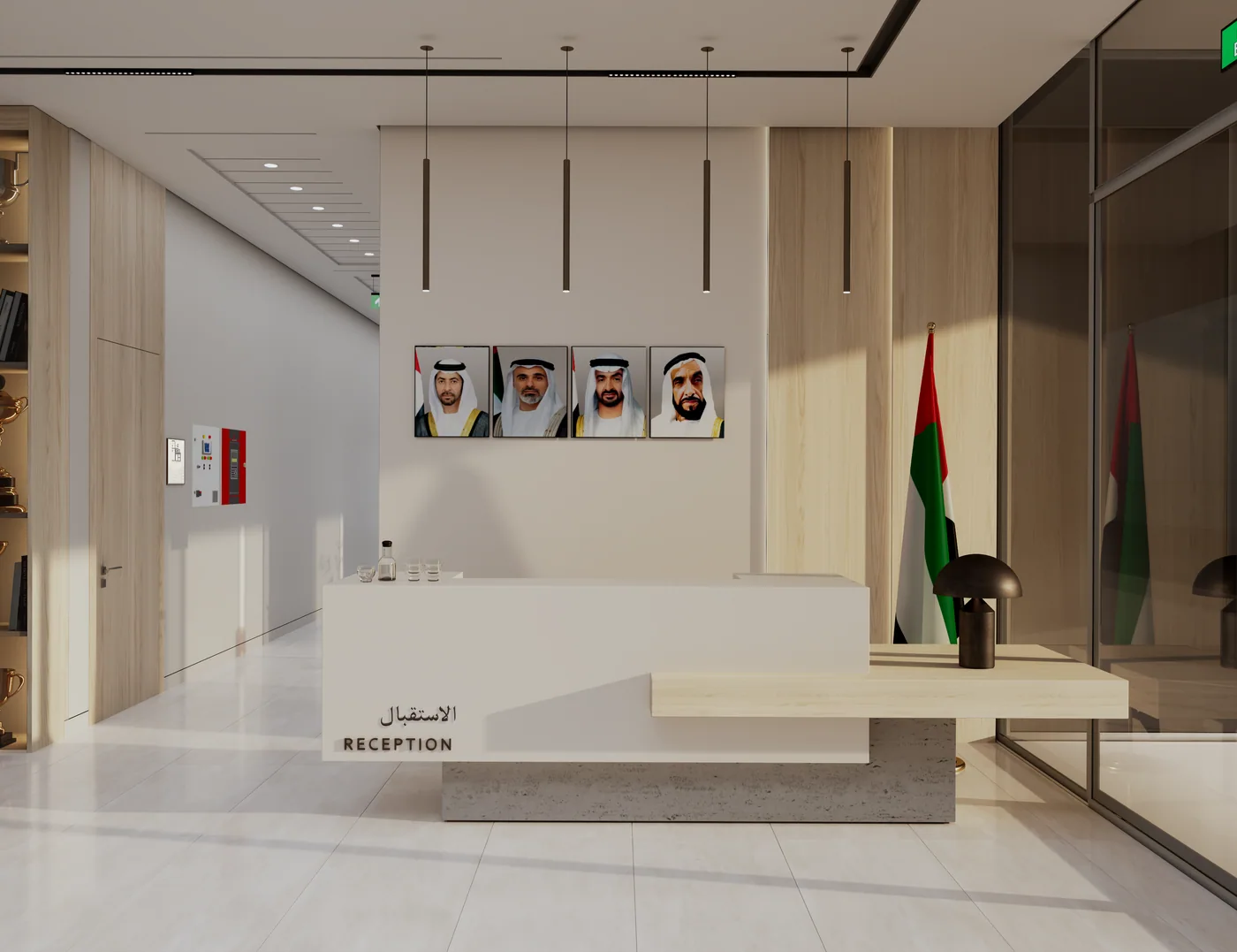 Marine club interior — RECEPTION 01