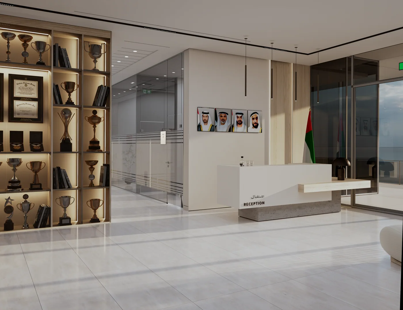 Marine club interior — RECEPTION 04